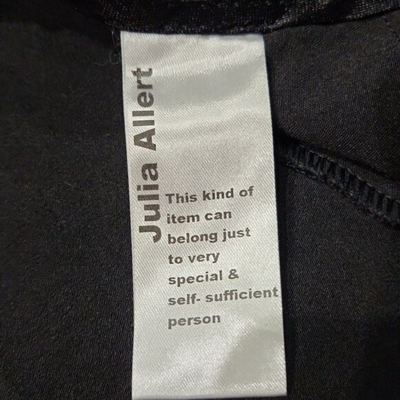 NWT Julia Allert Ultra High Rise Wide Leg Trousers, Black, Size XL, NO WAIT TIE - Picture 6 of 12